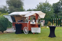 Foodtruck mit Prosecco vom Fass sowie Kaffeespezialitäten und Sektempfang